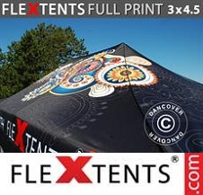 Namiot ekspresowy FleXtents PRO z pełnym zadrukiem cyfrowym 3x4,5m