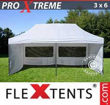 Namiot Ekspresowy FleXtents Pro Xtreme 3x6m Biały, mq 6 ściany boczne