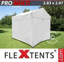 Namiot Ekspresowy FleXtents Pro 2,83x2,97m biały, mq 4 ściany boczne