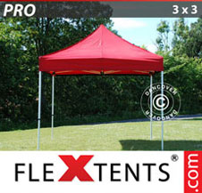 Namiot Ekspresowy FleXtents Pro 3x3m Czerwony