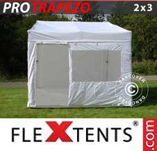 Namiot Ekspresowy FleXtents Pro 2x3m Biały, mq 4 ściany boczne