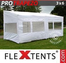 Namiot Ekspresowy FleXtents Pro 3x6m Biały, mq 4 ściany boczne
