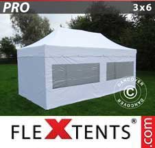 Namiot Ekspresowy FleXtents Pro 3x6m Biały, mq 6 ściany boczne