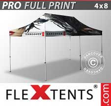 Namiot ekspresowy FleXtents PRO z pełnym zadrukiem cyfrowym 4x8m