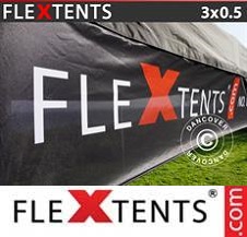 Namiot ekspresowy FleXtents PRO z pełnym zadrukiem cyfrowym 3x0,5m